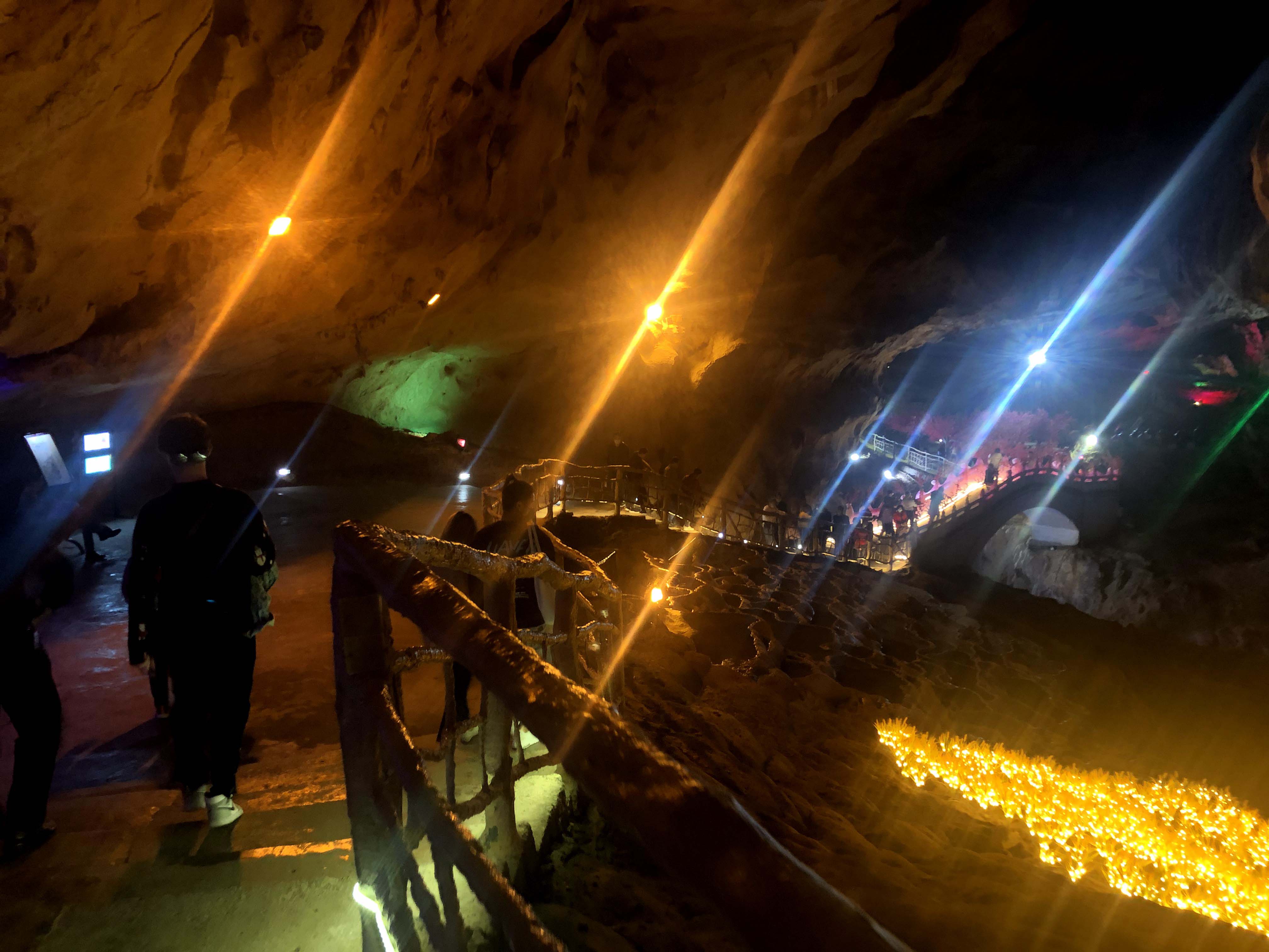 Lianzhou Underground Lake Colourful View 5