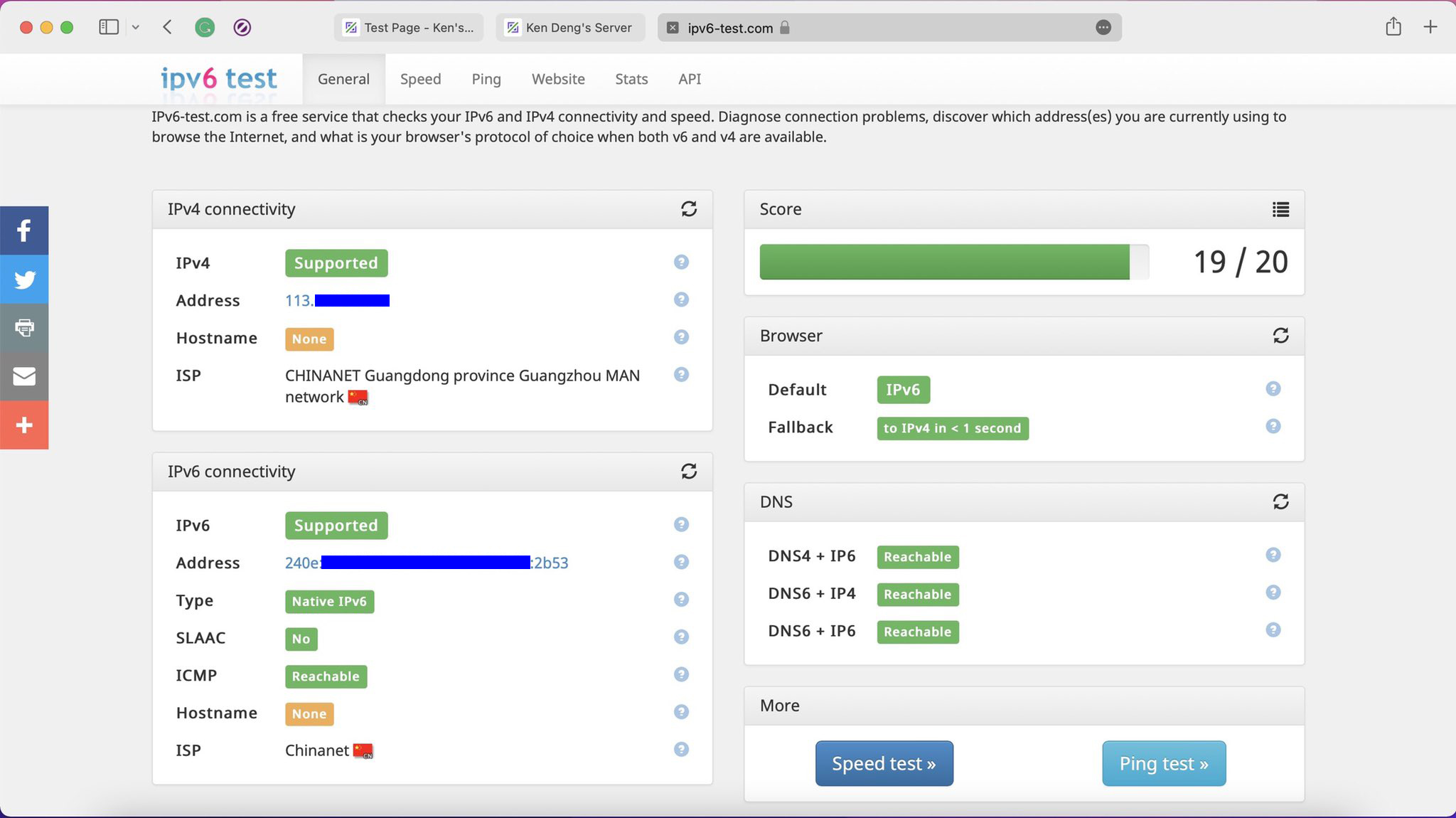 IPv6 Test at Home