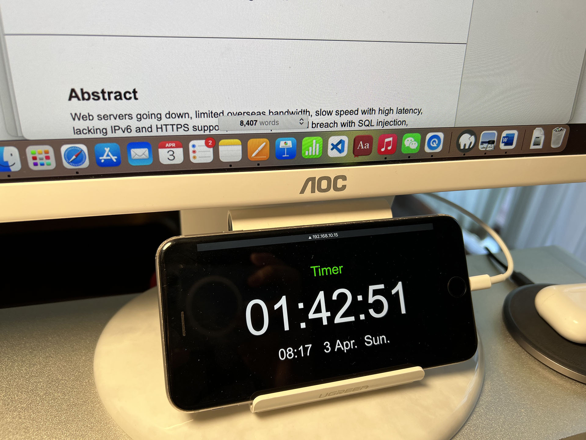 My Bedroom Desk Clock Timer