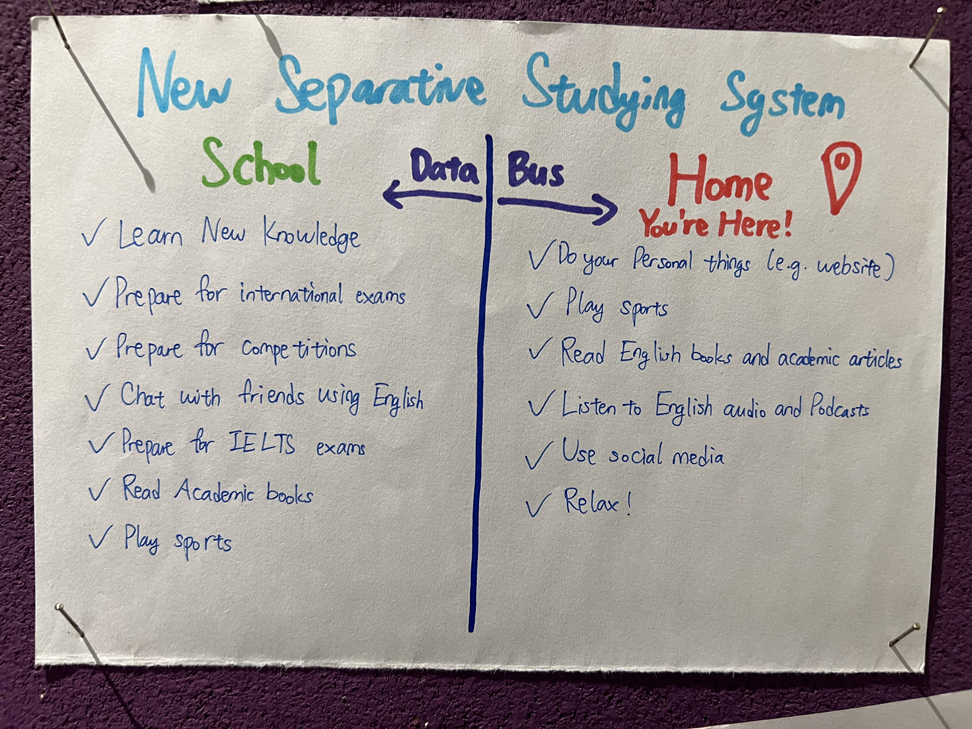 Separative Studying System (Home)