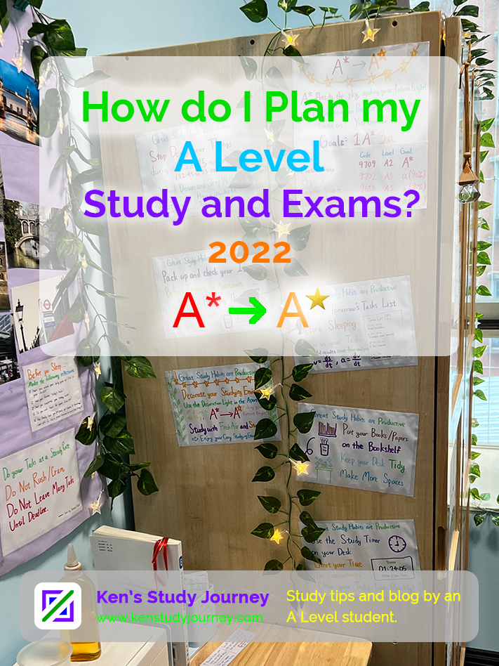 How do I Plan my A Level Study and Exams? (2022) | My Planning System