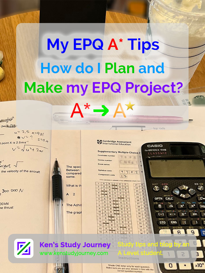 My EPQ A* Tips | How did I Plan and Make my EPQ Project?