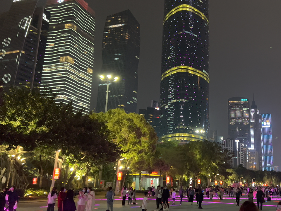 珠江新城（夜景；花城广场）