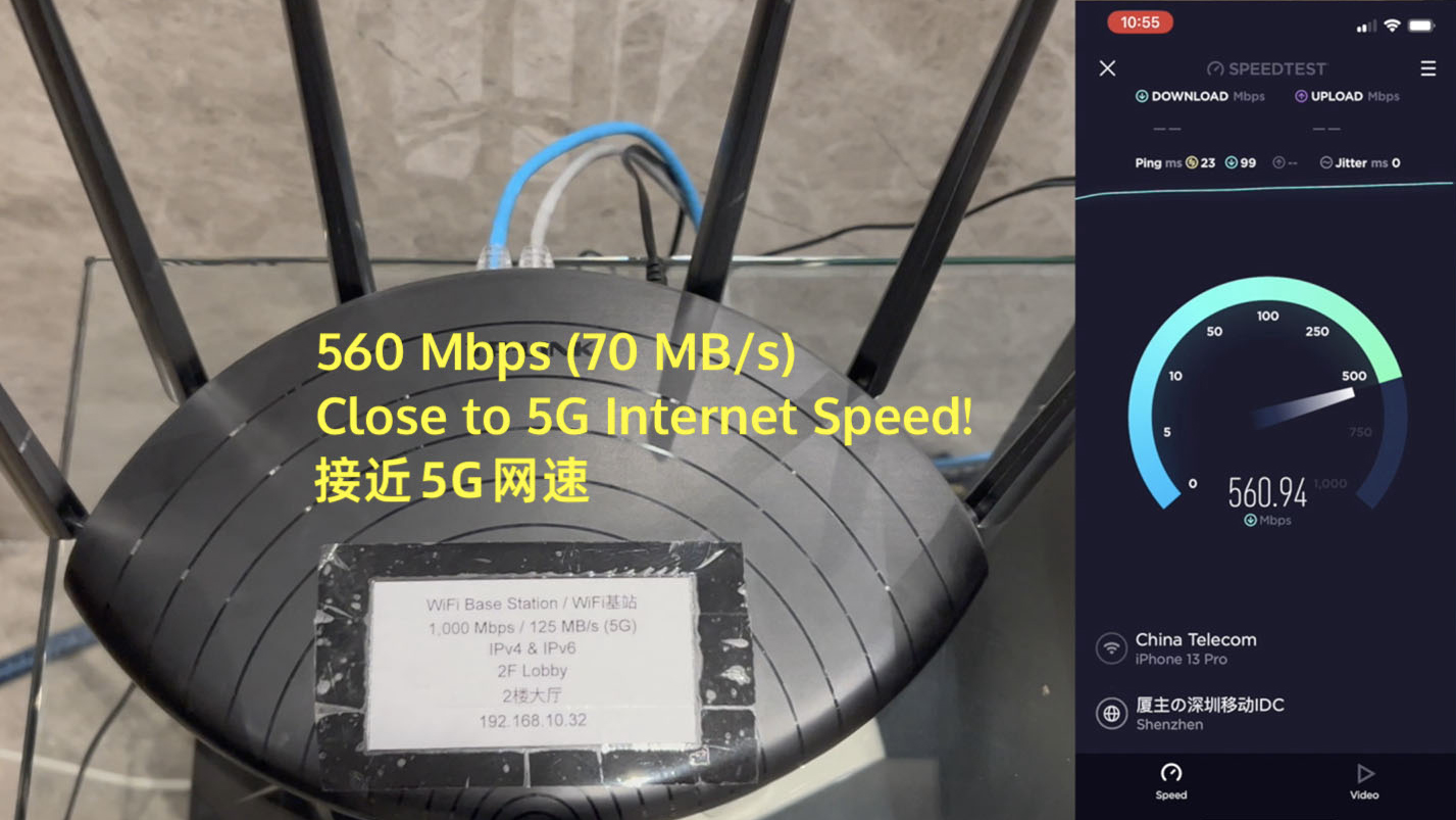 High WiFi Speed