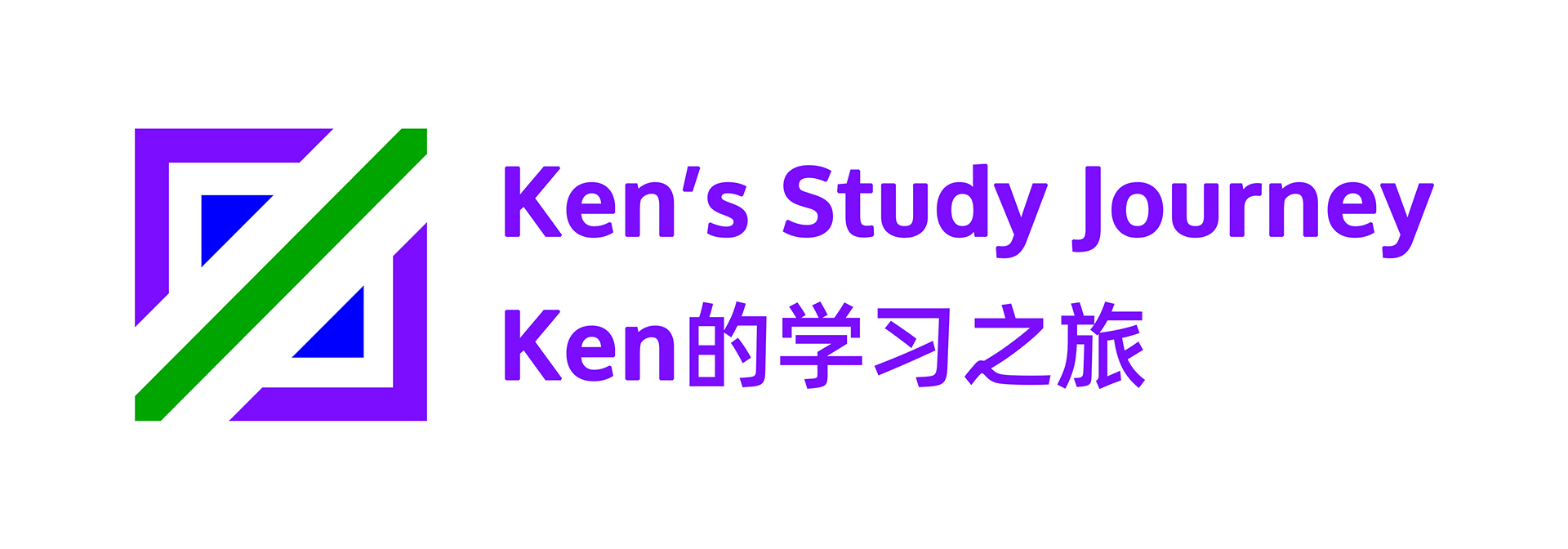 Ken's Study Journey Logo (2021; currently in use)